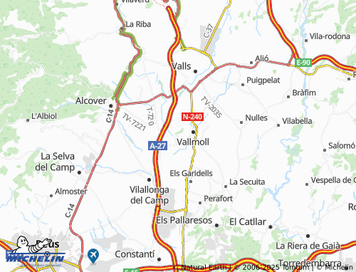 Kaart MICHELIN Urbanització Les Planes - ViaMichelin