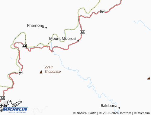 MICHELIN Sebapala map - ViaMichelin