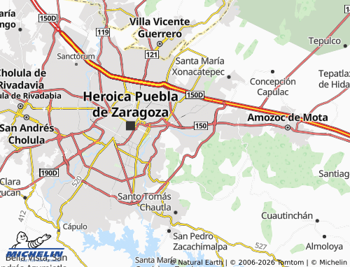 MICHELIN-Landkarte Lomas de Chapultepec - ViaMichelin