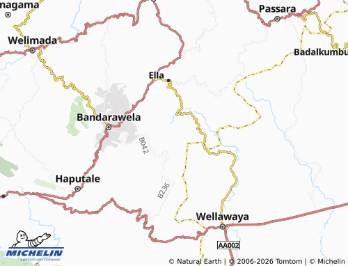 Mappa MICHELIN Ambadandegama - ViaMichelin