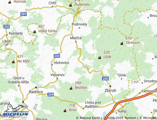 Mapa MICHELIN Terešov - ViaMichelin