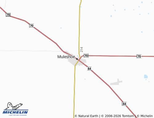 Mapa MICHELIN Muleshoe - ViaMichelin