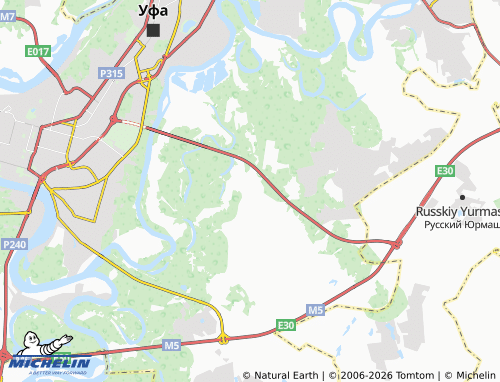 MICHELIN-Landkarte Yelkibayevo - ViaMichelin
