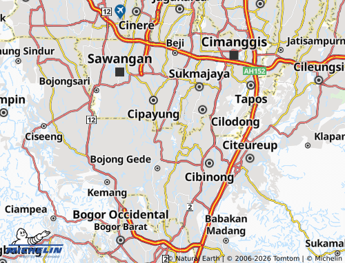 Carte MICHELIN Rawa Panjang - ViaMichelin