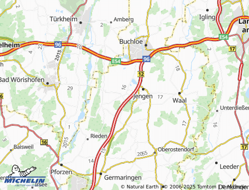 MICHELIN Weinhausen map - ViaMichelin
