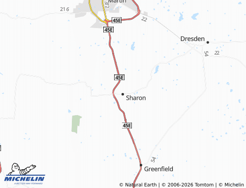 Mapa MICHELIN Sharon - ViaMichelin