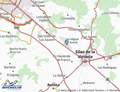 Mappa MICHELIN San Antonio Texas - ViaMichelin