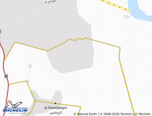 MICHELIN Abdily Block 6 map - ViaMichelin