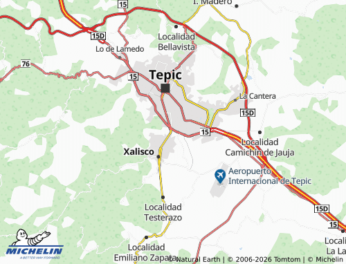 MICHELIN-Landkarte Juan Escutia - ViaMichelin