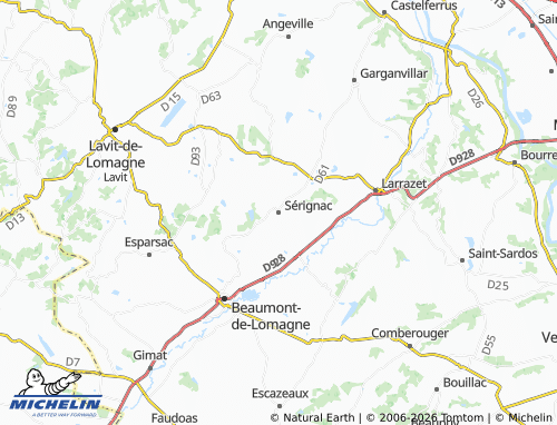 Mappa MICHELIN Sérignac - ViaMichelin