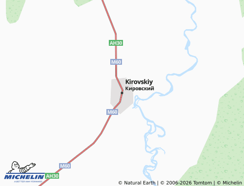MICHELIN-Landkarte Kirovskiy - ViaMichelin