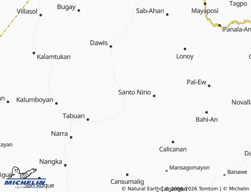 MICHELIN Ali-Is map - ViaMichelin