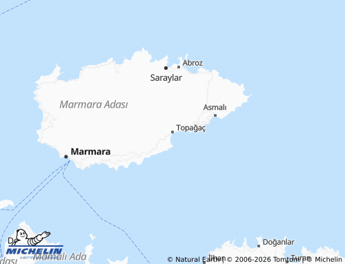 Mappa MICHELIN Topağaç - ViaMichelin