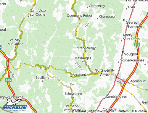 Mappa MICHELIN Collonges-lès-Bévy - ViaMichelin
