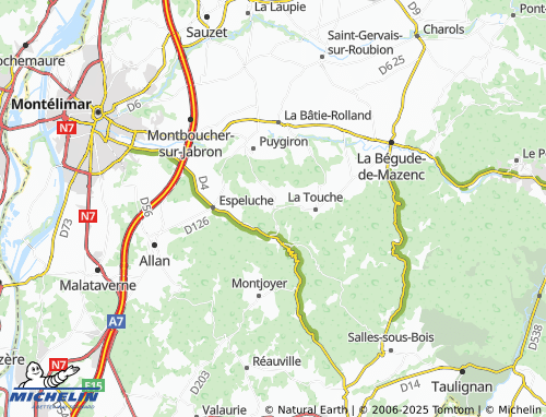 Carte MICHELIN Chambaud - ViaMichelin