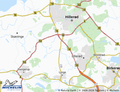 Mapa MICHELIN Nørre Herlev - ViaMichelin