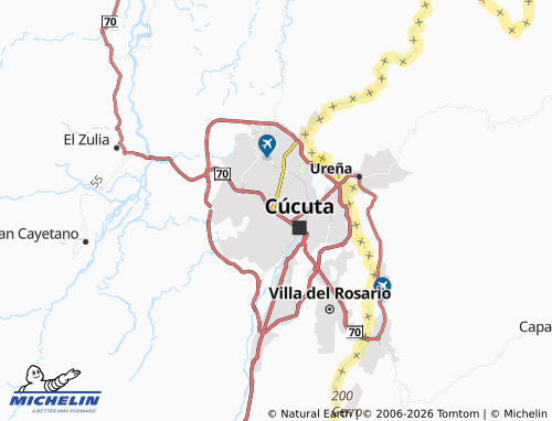 MICHELIN La Merced map - ViaMichelin