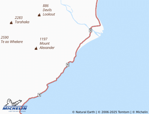 MICHELIN Waipapa Bay map - ViaMichelin
