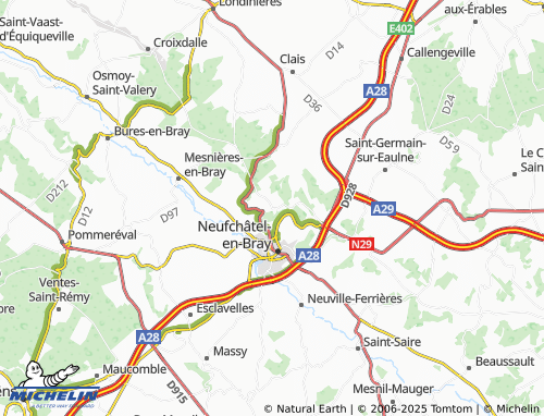 Carte MICHELIN Le Bihorel - ViaMichelin