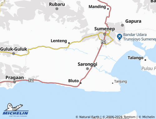MICHELIN Talang map - ViaMichelin