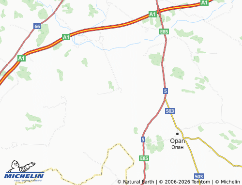 Mappa MICHELIN Lovets - ViaMichelin