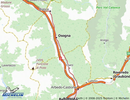 MICHELIN Cavri map - ViaMichelin