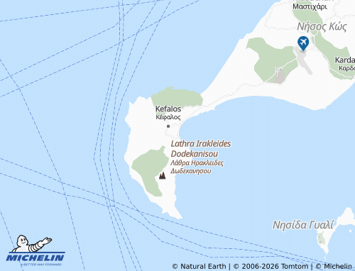 Carte MICHELIN Kamari - ViaMichelin