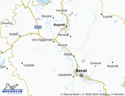 Mappa MICHELIN Moravë - ViaMichelin
