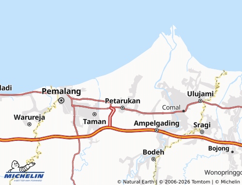 Carte MICHELIN Tegalmlati - ViaMichelin