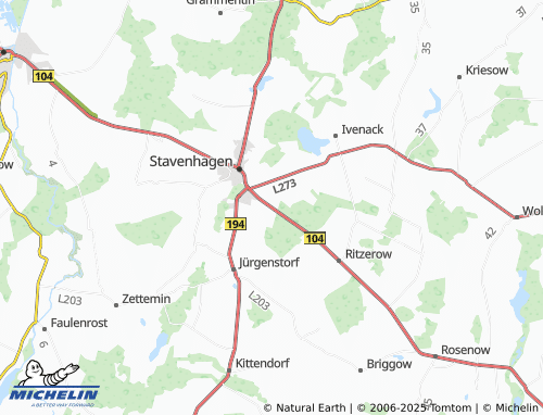 Mapa MICHELIN Stavenhof - ViaMichelin