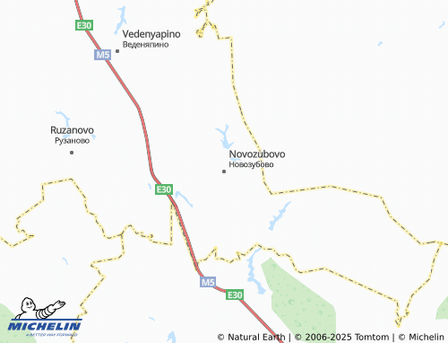 MICHELIN Novozubovo map - ViaMichelin