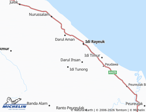 MICHELIN Seuneubok Dalam map - ViaMichelin