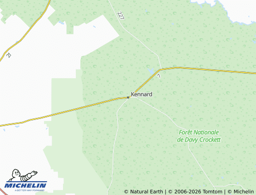 Mappa MICHELIN Kennard - ViaMichelin