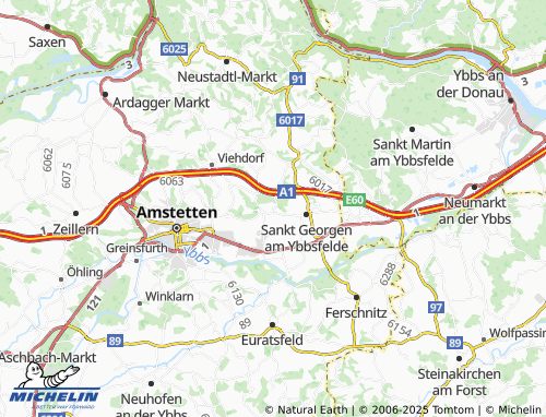 Carte MICHELIN Allersdorf - ViaMichelin