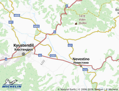 Mappa MICHELIN Dolna Grashtitsa - ViaMichelin