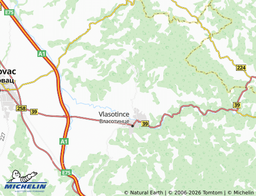 Mapa MICHELIN Šišave - ViaMichelin