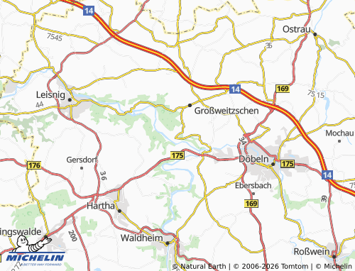 Mappa MICHELIN Westewitz - ViaMichelin