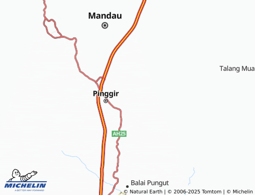 MICHELIN Semunai map - ViaMichelin