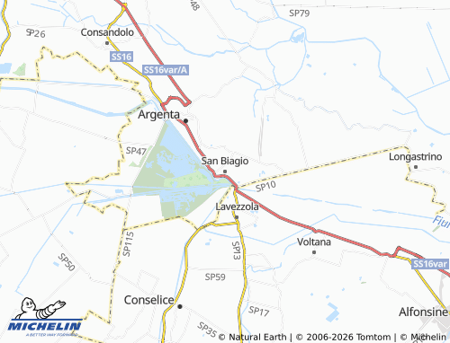 Mappa MICHELIN San Biagio - ViaMichelin