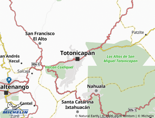 Mappa MICHELIN Totonicapan - ViaMichelin