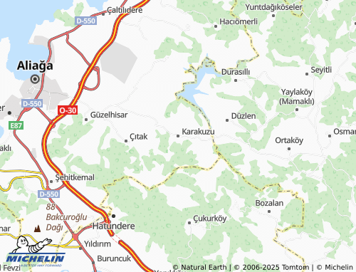 MICHELIN Karakuzu map - ViaMichelin