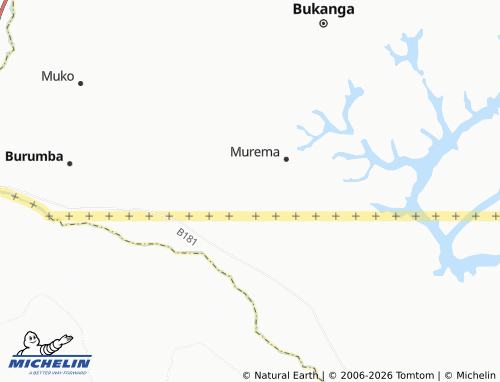 Mapa MICHELIN Kasese - ViaMichelin