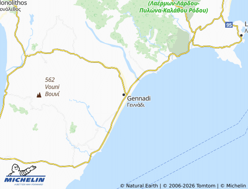 Carte MICHELIN Gennadi - ViaMichelin