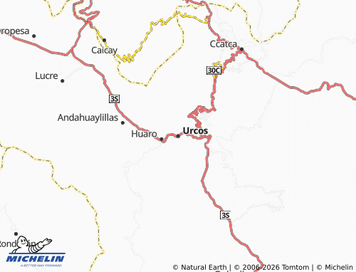 Mapa MICHELIN Urcos - ViaMichelin
