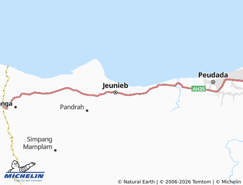 MICHELIN Blang Me Timu map - ViaMichelin