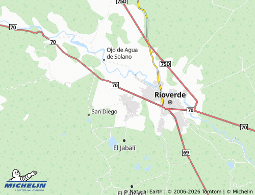 Mapa MICHELIN Primero - ViaMichelin