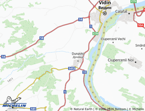 Mappa MICHELIN Tarnyane - ViaMichelin