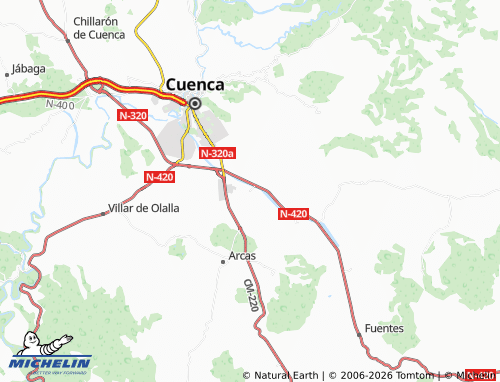 MICHELIN La Melgosa map - ViaMichelin