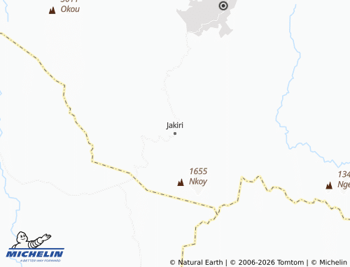 MICHELIN Jakiri map - ViaMichelin