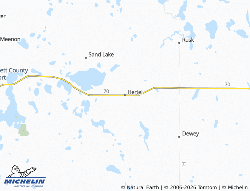 Mapa MICHELIN Hertel - ViaMichelin